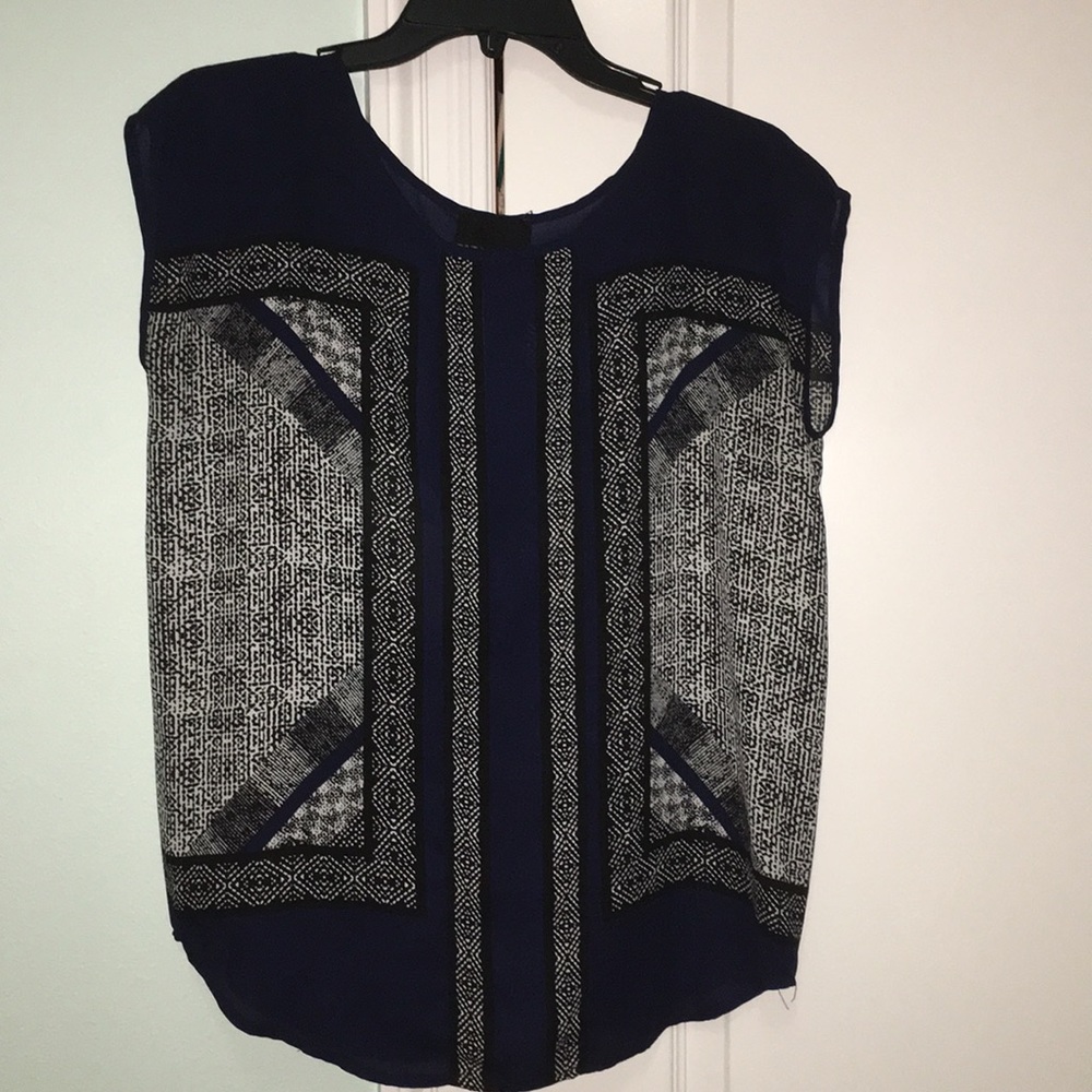 Cynthia Rowley multicolored blouse size S